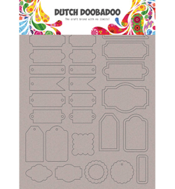 492.006.006 Dutch DooBaDoo Greyboard Art Labels and tags