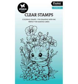 SL-ES-STAMP850 StudioLight SL Clear Stamp Floral cat Essentials nr.850