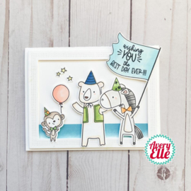 686532 Avery Elle Clear Stamp Set Best Day 4"X6"