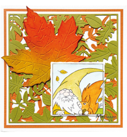 CR1663 Marianne Design craftables Background Fall leaves