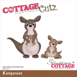 CC981 CottageCutz Dies Kangaroos 2.4"X3.1"