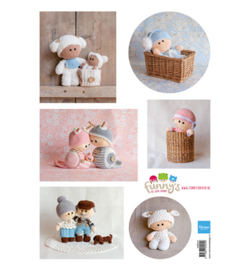 VK9574 Marianne Design Knipvel A4 Ilse's Funny's - Baby