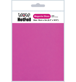 W217-RP260 - Hot Foil 16cm x 5mtr, Magenta Gloss