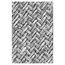 664759 Sizzix 3-D Texture Fades Embossing Folder - Intertwined Tim Holtz