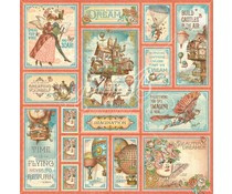 4501714 Graphic 45 Castles in the Air 12x12 Inch Paper Pack
