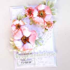 ECCS330 Elizabeth Crafts Clear Stamps Flower Centers