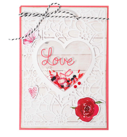 SL-ES-CD465 - Floral Heart Frame Essentials nr.465