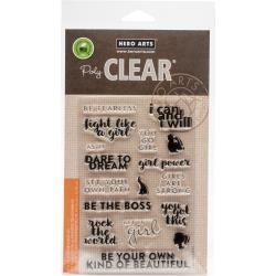 HA-CL925 Hero Arts Clear Stamps Dare To Dream