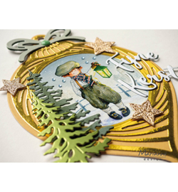 LR0871 Marianne Design creatables Open Christmas bauble