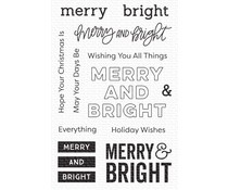 CS-506 My Favorite Things Merry & Bright Clear Stamps