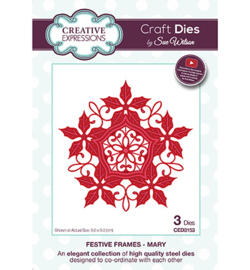 CED3153 The Festive Frame Collection Mary