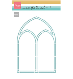 PS8171 Marianne Design Craft Stencils Church Window