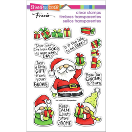 SSC1409 Stampendous Perfectly Clear Stamps Santa Frame