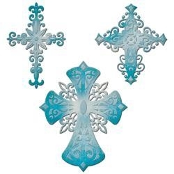 S5240 Spellbinders Shapeabilities Dies Victorian Crosses