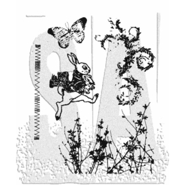 CMS084 Spring Sprung Tim Holtz Cling Stamps