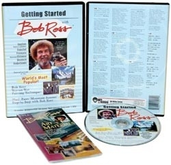 455990 Bob Ross Getting Started 1 Hour DVD