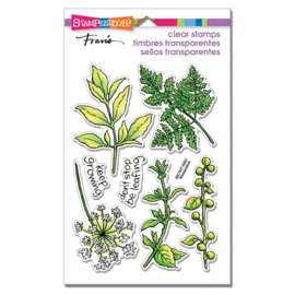 SSC1437 Stampendous Perfectly Clear Stamps Wild Greens