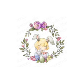 706105 Stamping Bella Cling Stamps Tiny Townie April & Bunny Love Easter
