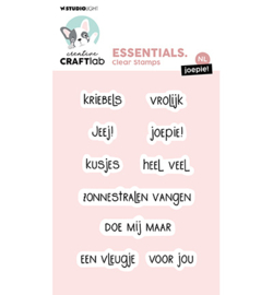 CCL-ES-STAMP834 CraftLab CCL Clear Stamp NL Joepie Essentials nr.834