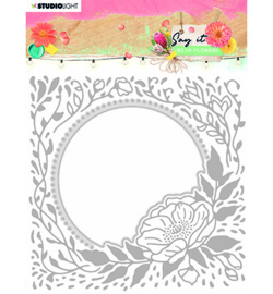 SL-SWF-EMBCD12 StudioLight SL Emb. Folder & Cutting Die Say it with flowers nr.12