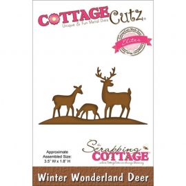 251969 CottageCutz Elites Die Winter Wonderland Deer