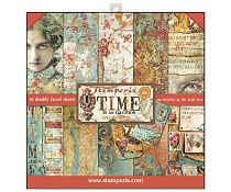 SBBL33 Stamperia Time is an Illusion 12x12 Inch Paper Pad