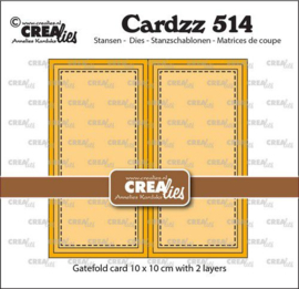 CLCZ514 Crealies Cardzz Gatefold