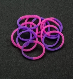 45050 - Band-it - Elastieken Pink/Purple 600pcs