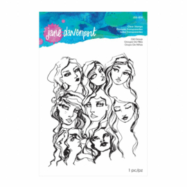 JDS-015 Jane Davenport Clear Stamps Girl Group