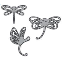 EC1387 Elizabeth Craft Metal Die Dragonfly