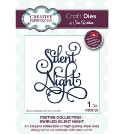 CED3155 The Festive Collection Swirled Silent Night