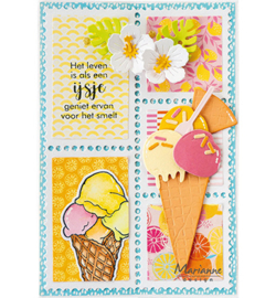 CR1659 Marianne Design Craftables Layout stamps A6