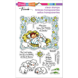 SSC1413 Stampendous Perfectly Clear Stamps Nativity Frame