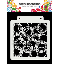 470.715.179 Dutch DooBaDoo Dutch Mask Art Grunge Circles