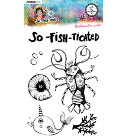 ABM-SFT-STAMP10 StudioLight ABM Clear Stamp Underwater world So-Fish-Ticated nr.10