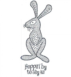 UMS099       Stempel Hoppity Bunny Set