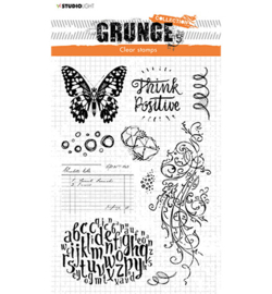 SL-GR-STAMP207  Elements butterfly Grunge Collection nr.207