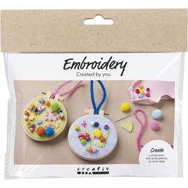 977779 Creativ Company Mini Hobbyset Borduurwerk, Fantasie