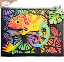 EC2129 Elizabeth Craft Designs Jungle Party Dies Jungle Leaves