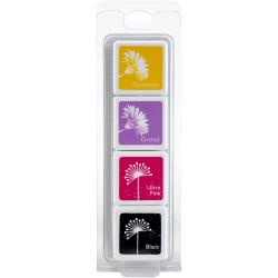 388496  Hero Arts Dye Ink Cubes 4 Colors Swallowtail Layering