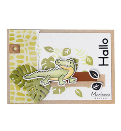 LR0667 Marianne Design Creatable Tropical leaves