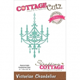 423152 CottageCutz Elites Die Victorian Chandelier, 2.1"X3.2"