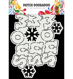 470.784.079 Dutch DooBaDoo Card Art Snow snow snow