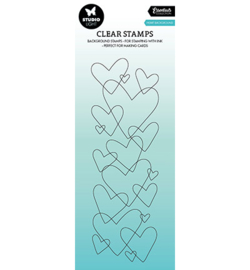 SL-ES-STAMP372 Heart background Essentials nr.372