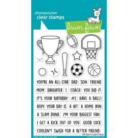LF2867 Lawn Fawn Clear Stamps All-Star 4"X6"