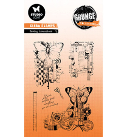 SL-GR-STAMP516 StudioLight Sewing inventions Grunge Collection nr.516