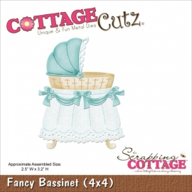 4X4580  CottageCutz Die Fancy Bassinet