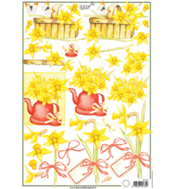 3D525 Marianne Design Knipvel A-4 Narcis