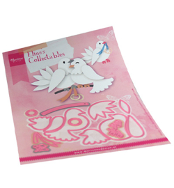 COL1492 Marianne Design Collectables Eline's pigeons