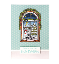 BL-ES-STAMP486 - Snowy day By Laurens nr.486
